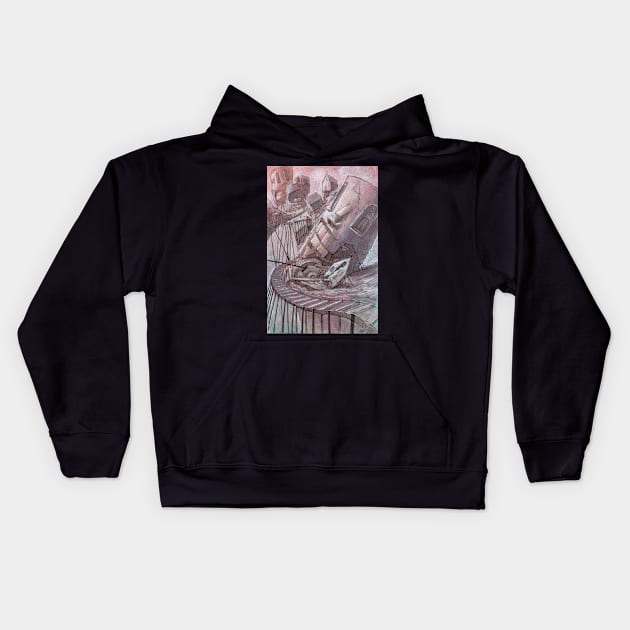 The Primary Upturn Kids Hoodie by ethanharrisart